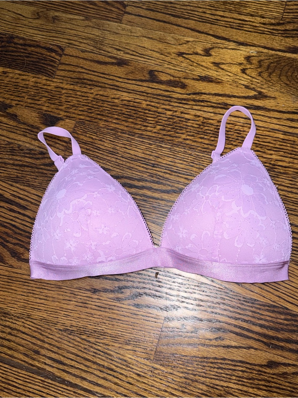 Victorias Secret PINK WINK™ PUSH-UP TRIANGLE BRALETTE in Lilac Size L